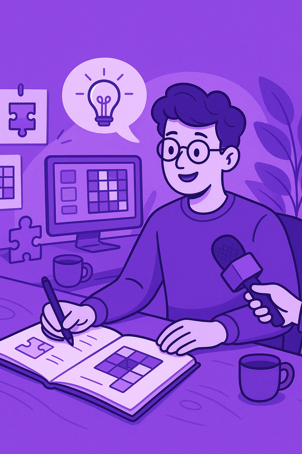 Portrait of a game developer